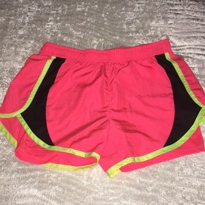 pink workout shorts